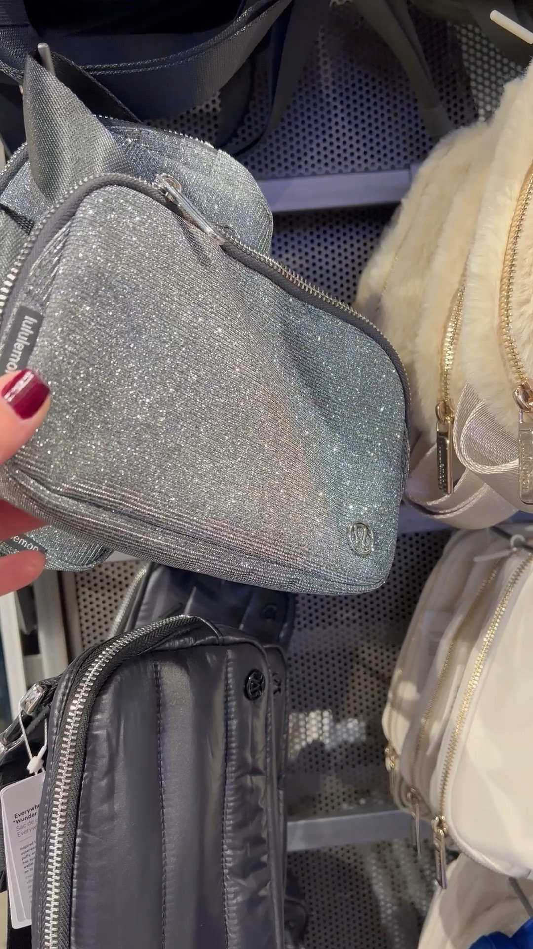 Must have glitter belt bag from Lululemon! It’s adorable. Absolutely love it!

Other purses and bags available in this color too.

This would make a credit Christmas gift!

#LTKSeasonal #LTKFindsUnder100 #LTKOver40 #LTKfitnessgoals #LTKActive #LTKSaleAlert #LTKFindsUnder50 #LTKGiftGuide #LTKHoliday #LTKTravel #LTKvlog