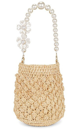 BTB Los Angeles Uri Bucket Bag in Beige. | Revolve Clothing (Global)