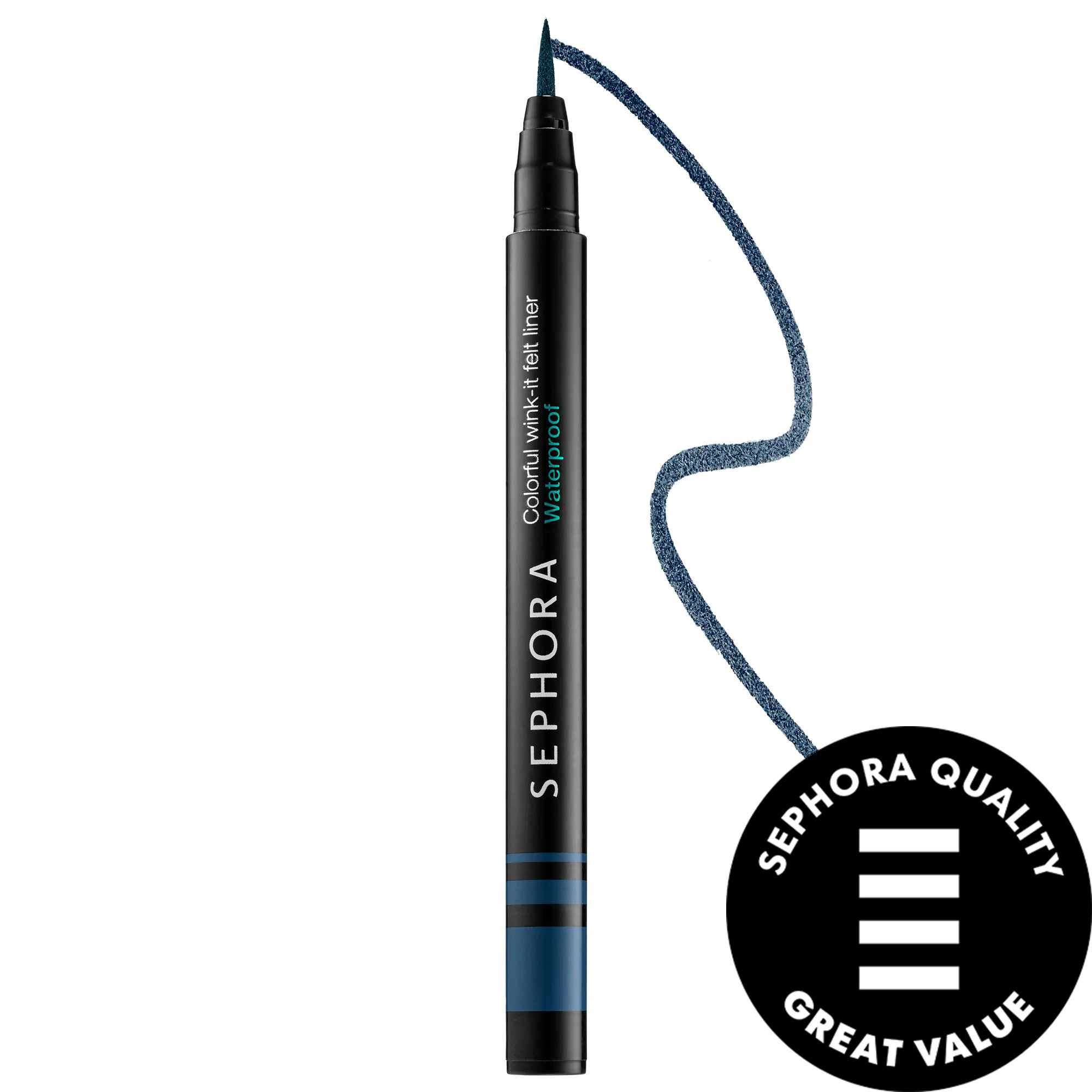 SEPHORA COLLECTION Ligneur liquide à pointe feutre Wink-It coloré - hydrofuge 04 Midnight Navy 0.019 oz/ 0.55 mL | Sephora (US)