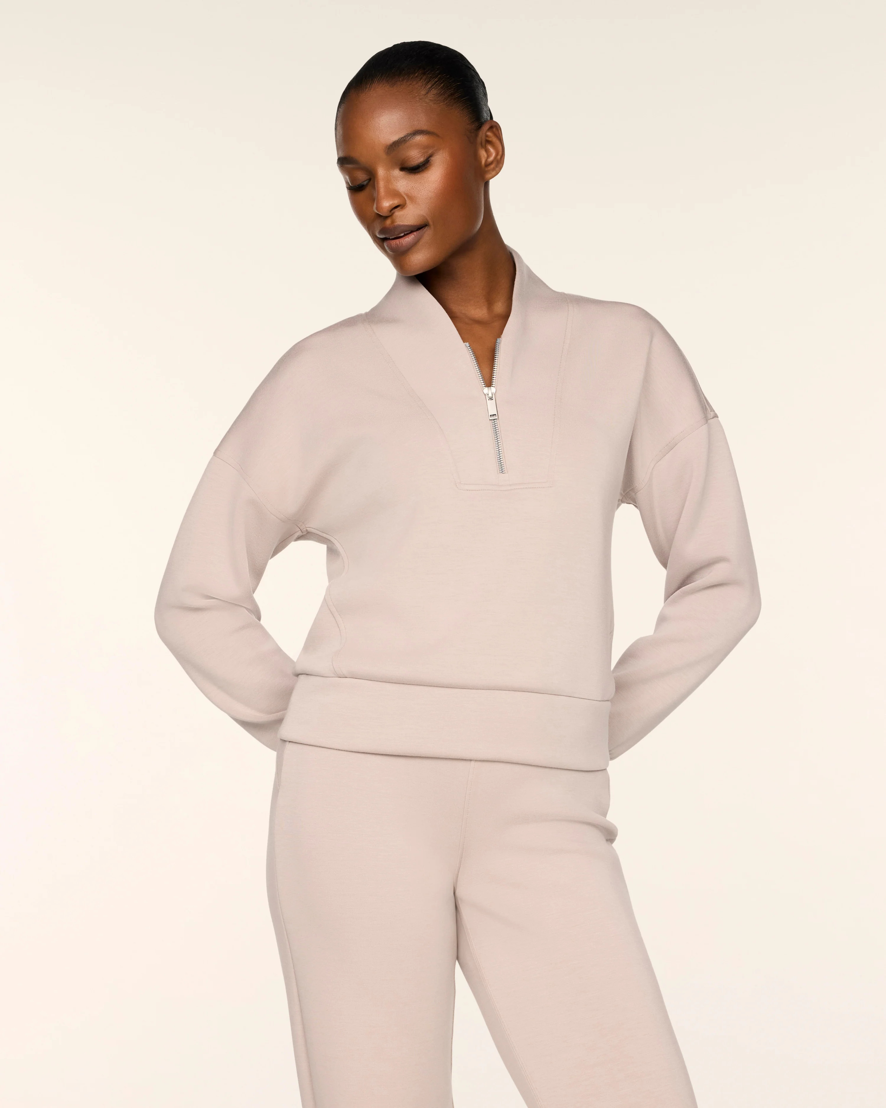Shawl Collar Half Zip | Spanx