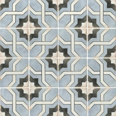 Casablanca 5" x 5" Ceramic Patterned Floor Use Tile | Wayfair North America