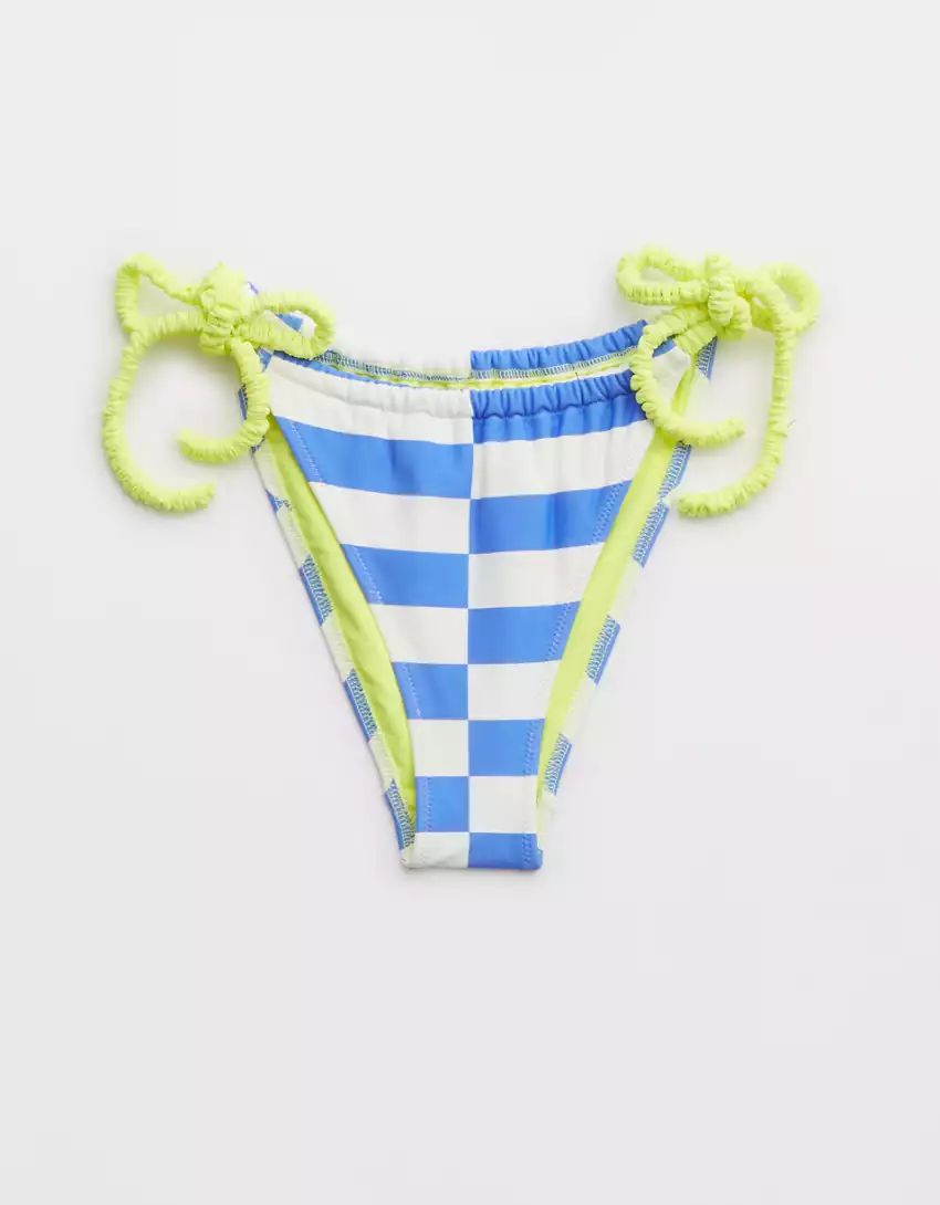 Aerie Low Rise Scrunchie Tie Cheekiest Bikini Bottom | Aerie