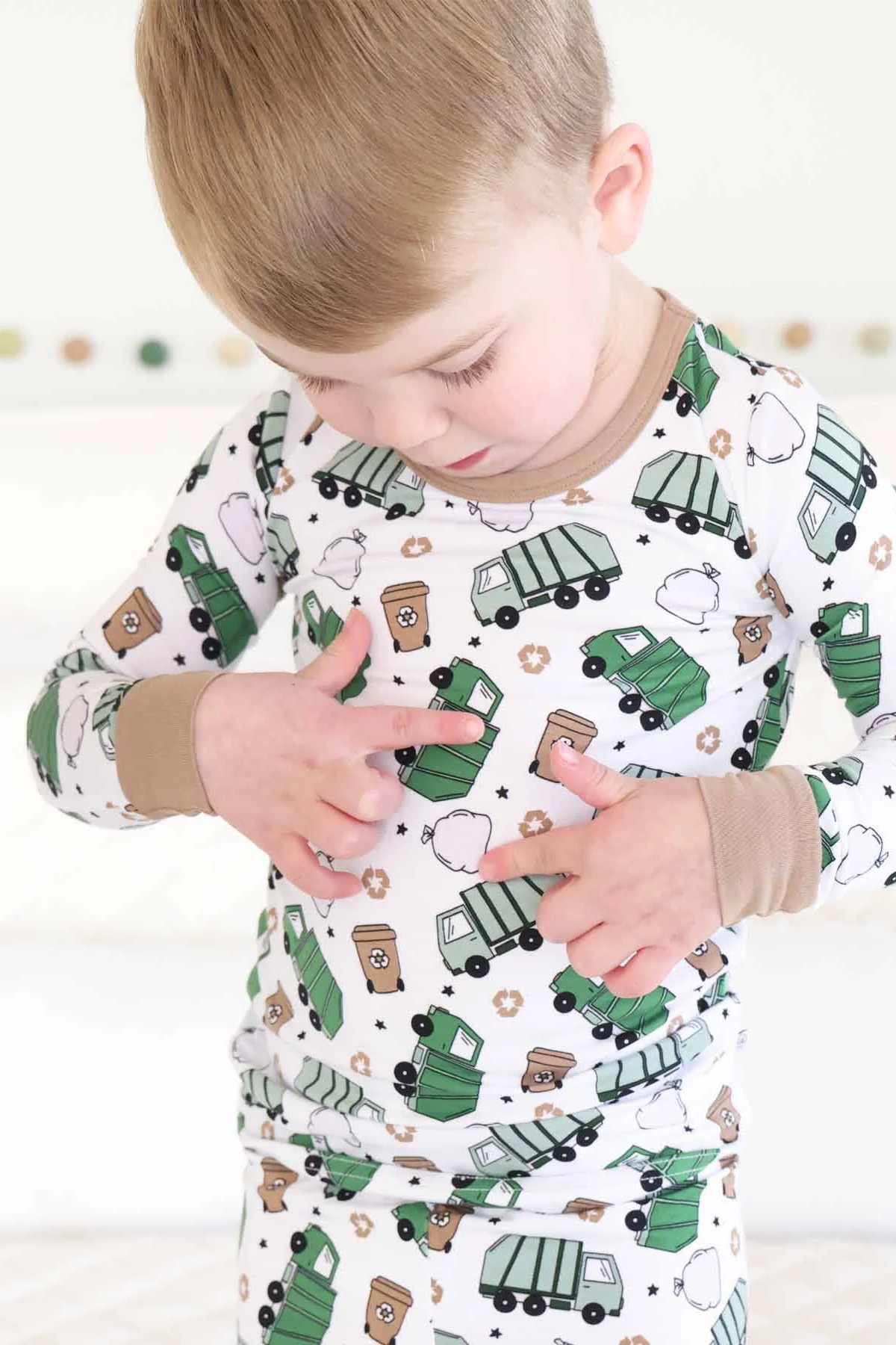 Clean Up Crew Two Piece Pajama Set | Caden Lane
