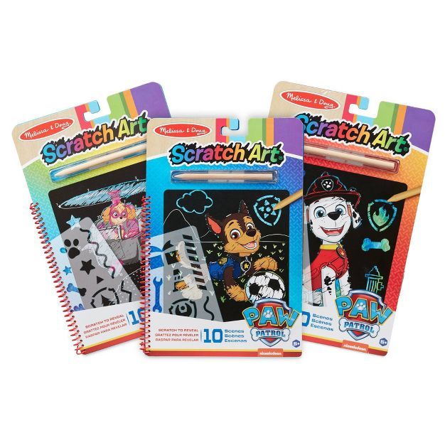 Melissa & Doug PAW Patrol Scratch Art Bundle | Target