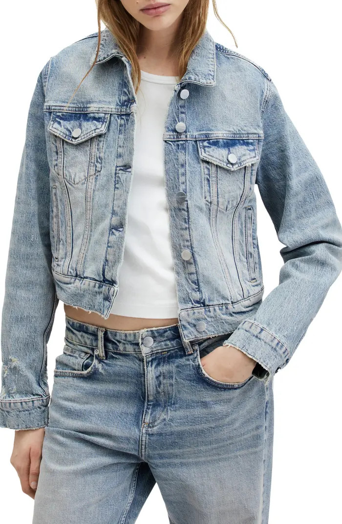Juno Distressed Denim Jacket | Nordstrom