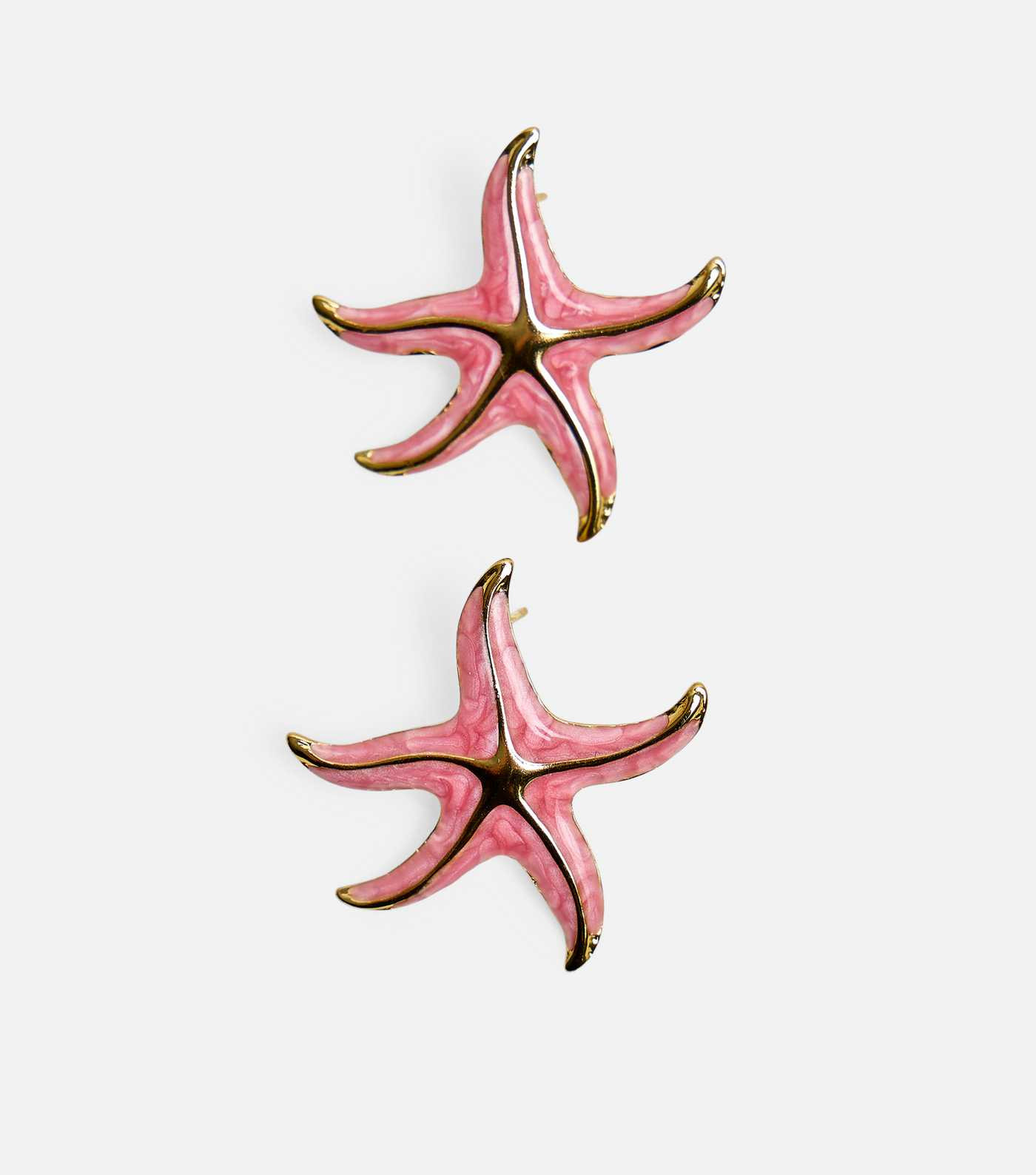 Public Desire Light Pink Starfish Stud Earrings | New Look | New Look (UK)