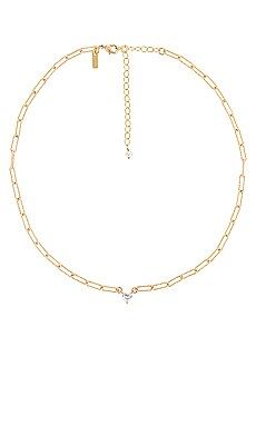 Natalie B Jewelry Carita Heart Necklace in Gold from Revolve.com | Revolve Clothing (Global)
