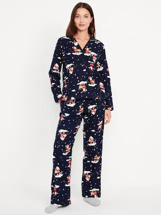 Flannel Pajama Set for Women | Old Navy (CA)