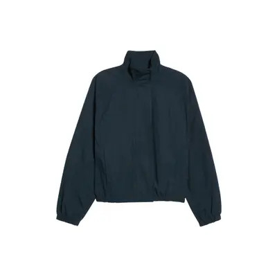 Open Edit Cotton Blend Track Jacket in Navy Collegiate at Nordstrom, Size Small | Nordstrom
