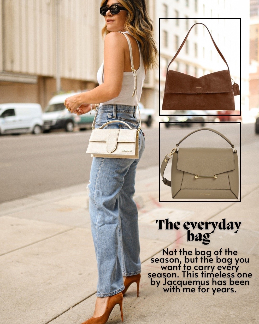 The perfect everyday bag! this Jacquemus bag has been a favorite for years!!! These two other styles are perfect everyday bags for fall
And winter!

#LTKootd #LTKSeasonal #LTKmomlife