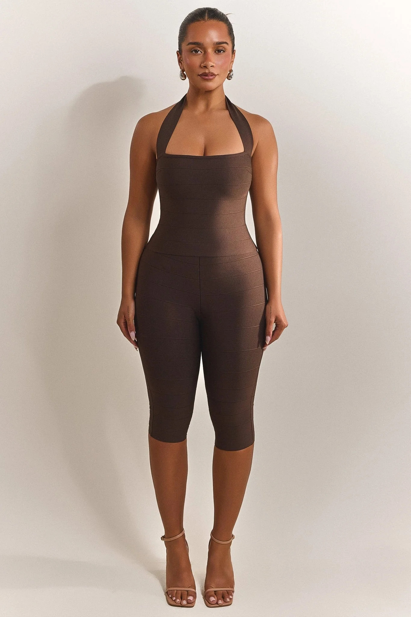 The Natalia Capris in Brown | Mars The Label