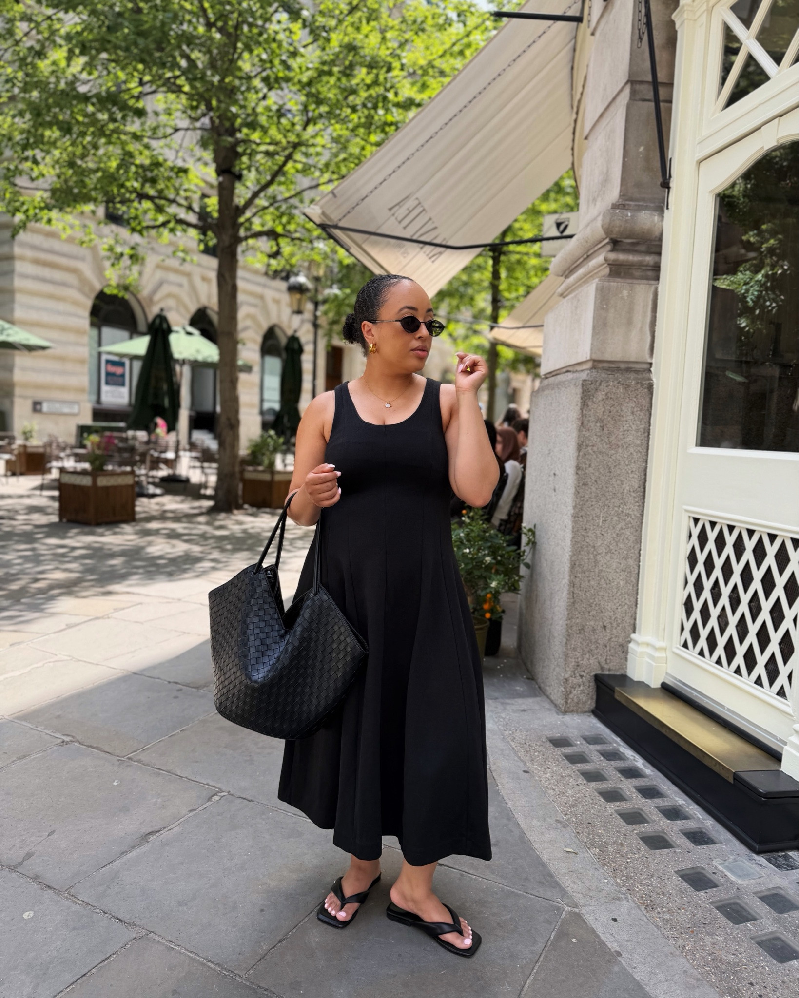 Sometimes you just need a dress you can throw on and know it will look pulled together, right?! As you know I’m a lover of black all year round and I think there’s nothing more chic than a black dress in summer. 

I picked this up a few weeks ago and haven’t stopped wearing it - ideal to take me from the office to fun plans! 🖤

#LTKsummer #LTKdresses #LTKmidsize