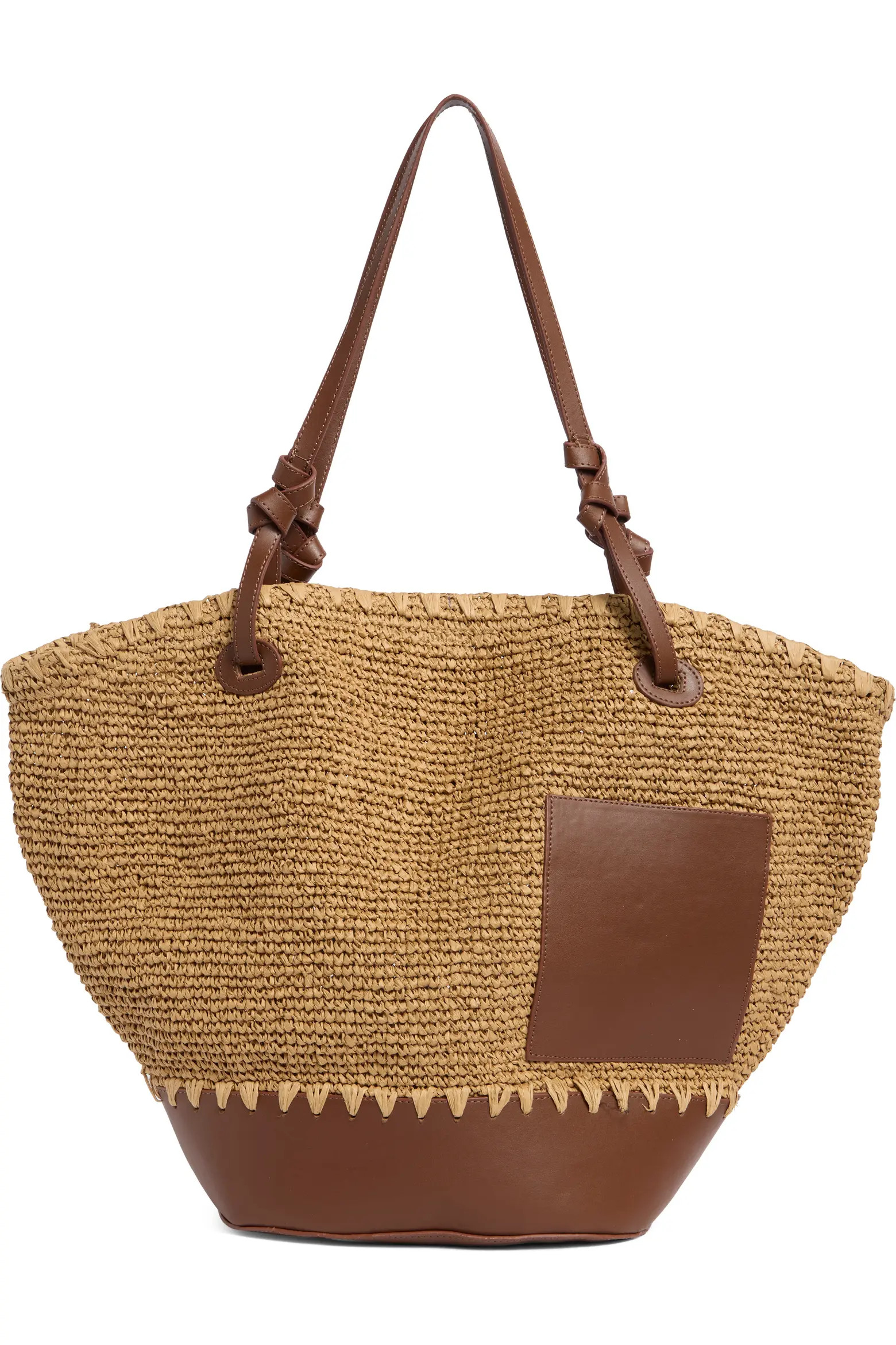 Curved Straw Tote Bag (Women) | Nordstromrack | Nordstrom Rack