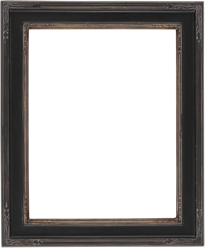 Creative Mark Museum Collection Nouveau Frames, Black/Gold 9x12 - Hand-Finished Hand-Leafed Real ... | Amazon (US)