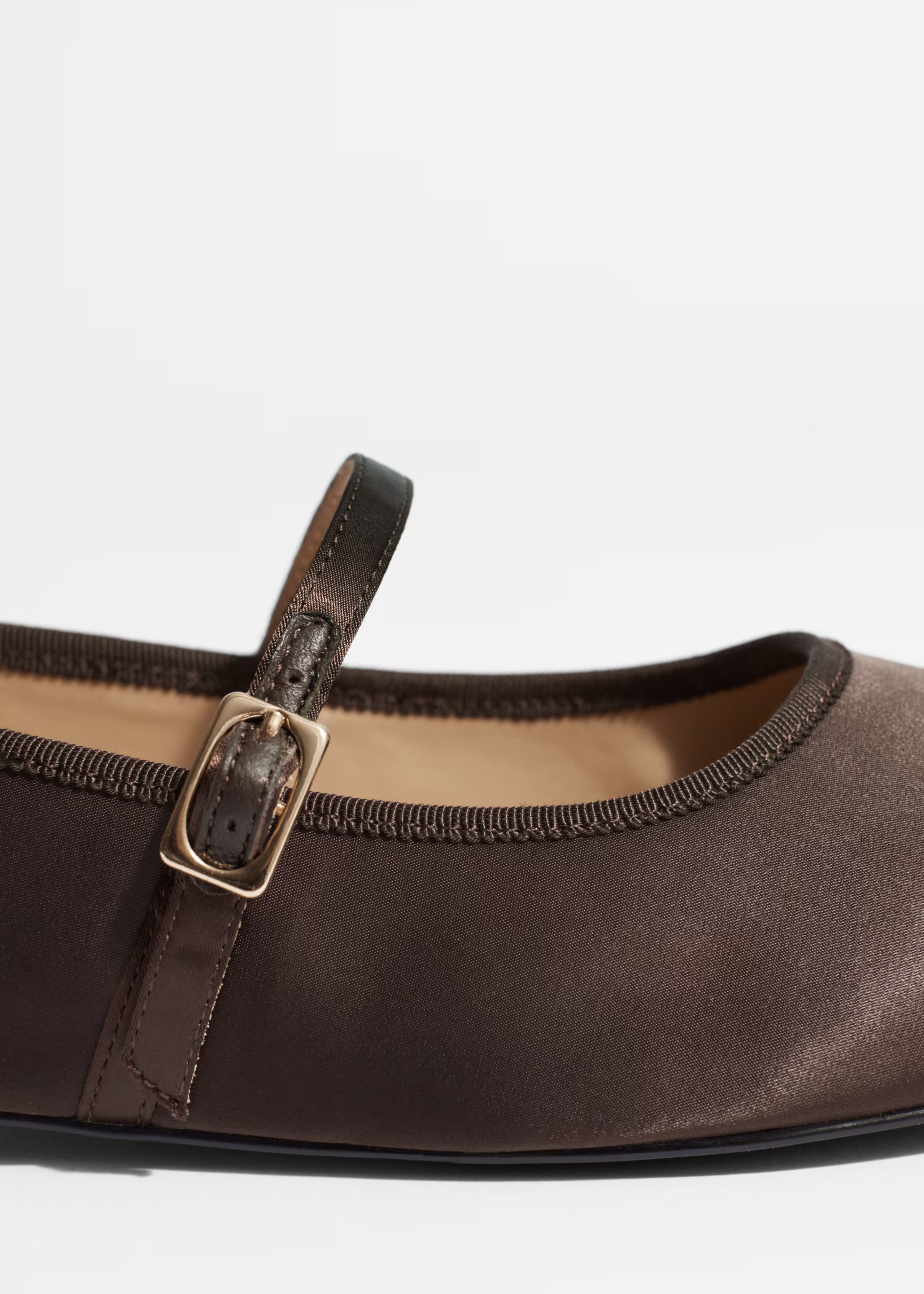 Square-Toe Ballet Flats - Brown - Shoes - & Other Stories GB | & Other Stories UK