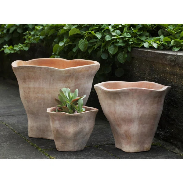 Dwyer Handmade Terracotta Pot Planter - Set of 3 | Birch Lane