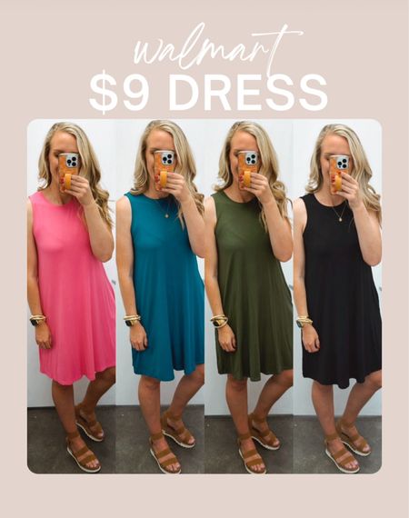 Walmart $9 knit dress is back this year and better than ever! Summer wardrobe staple! Runs true to size, soft and great stretch! I’m wearing a size medium. 







Walmart fashion. Summer tank dress. Time and tru. Affordable fashion. Budget style. 


#LTKSaleAlert #LTKStyleTip #LTKFindsUnder50