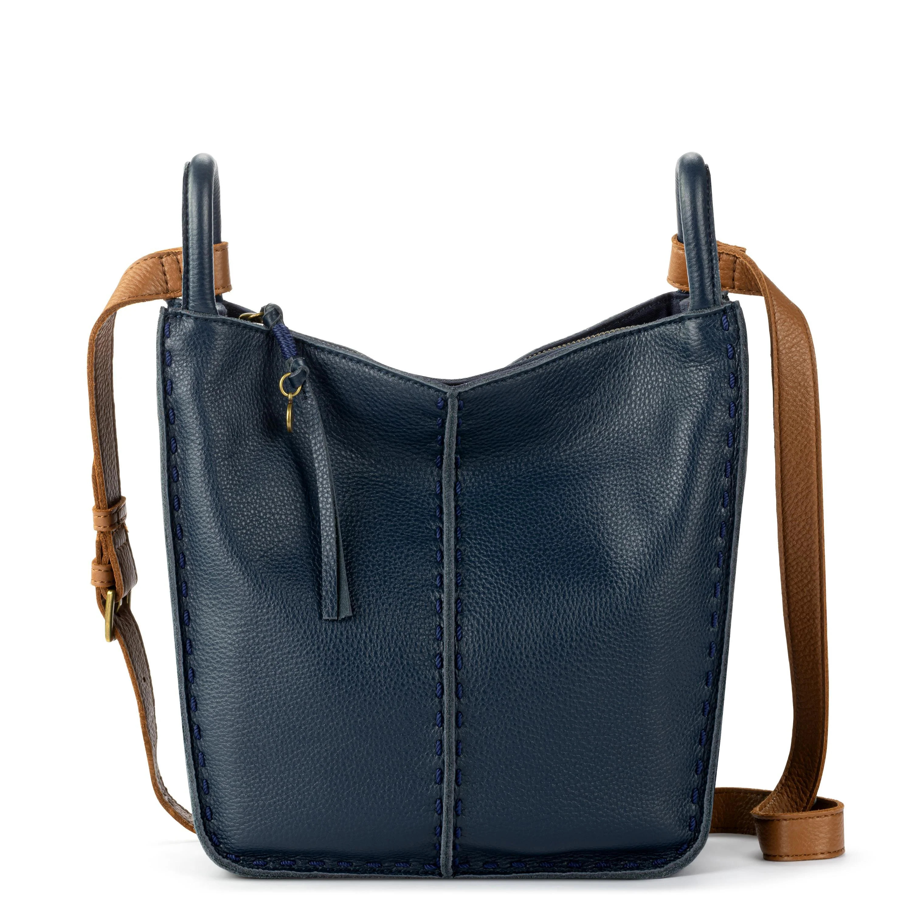 Los Feliz Crossbody Bag in Indigo Leather | The Sak