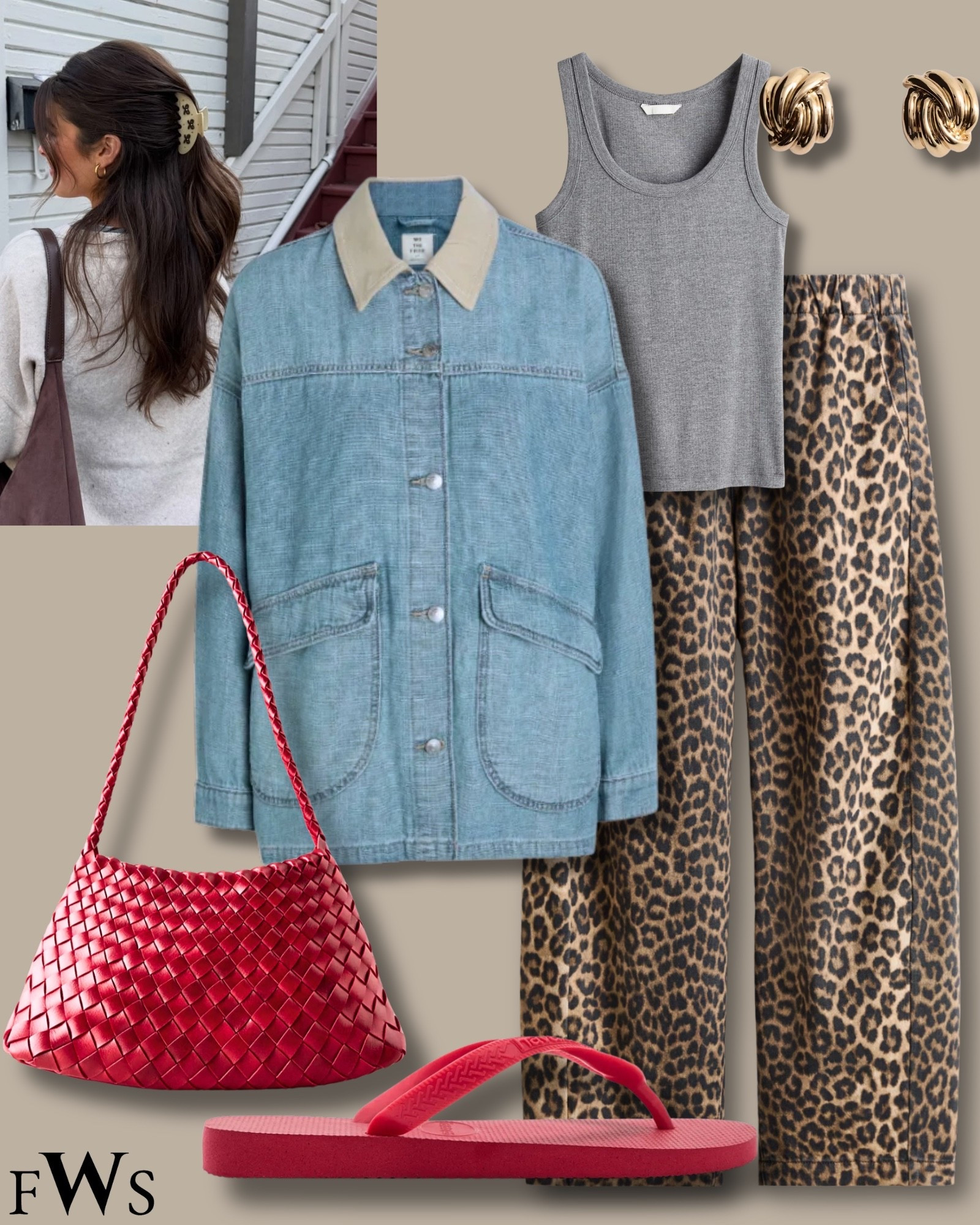 Styling the H&M barrel leg denim trousers either an elastic waiste band in leopard print for spring

#LTKsummer #LTKplussize #LTKover50style