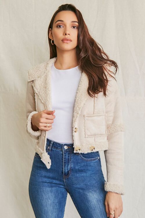 Faux Suede Buttoned Jacket | Forever 21 (US)