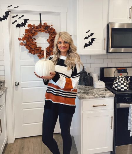 Cute Amazon Fall sweater under $35 & Spanx! Also linking other kitchen decor and pumpkin carving set from todays post! Used Vitamix pro grade 5200 blender. Linked that also! 

#LTKhome #LTKunder50 #LTKHalloween