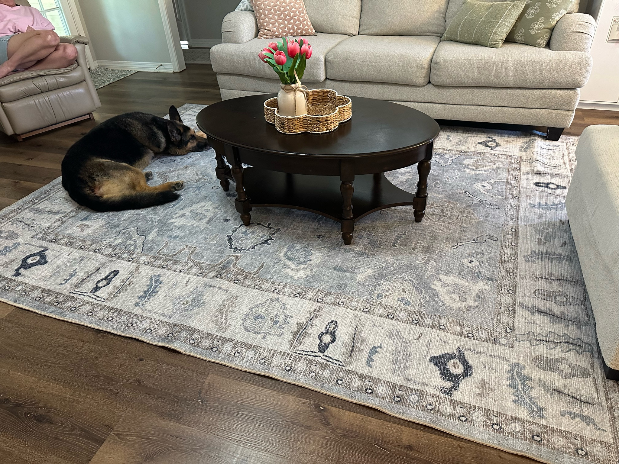 RUN! 🏃🏼‍♀️Amazon Oushak rug has some big sizes under $100! This one I have in my living room is $98 plus an additional 5% off 😍😍😍

#LTKfindsunder100 #LTKsalealert #LTKhome
