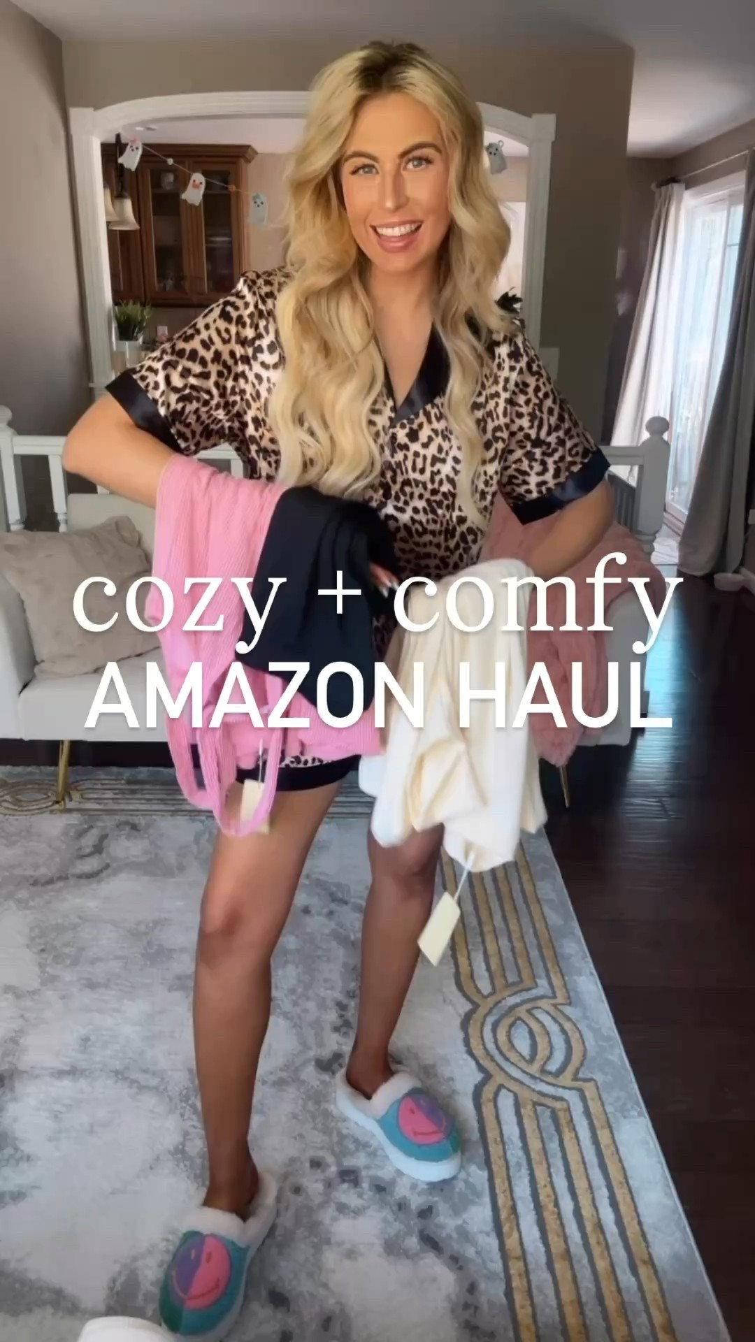 My fave loungewear!! The leopard pj’s are my fave 🫶🏻 Wearing a S in all 