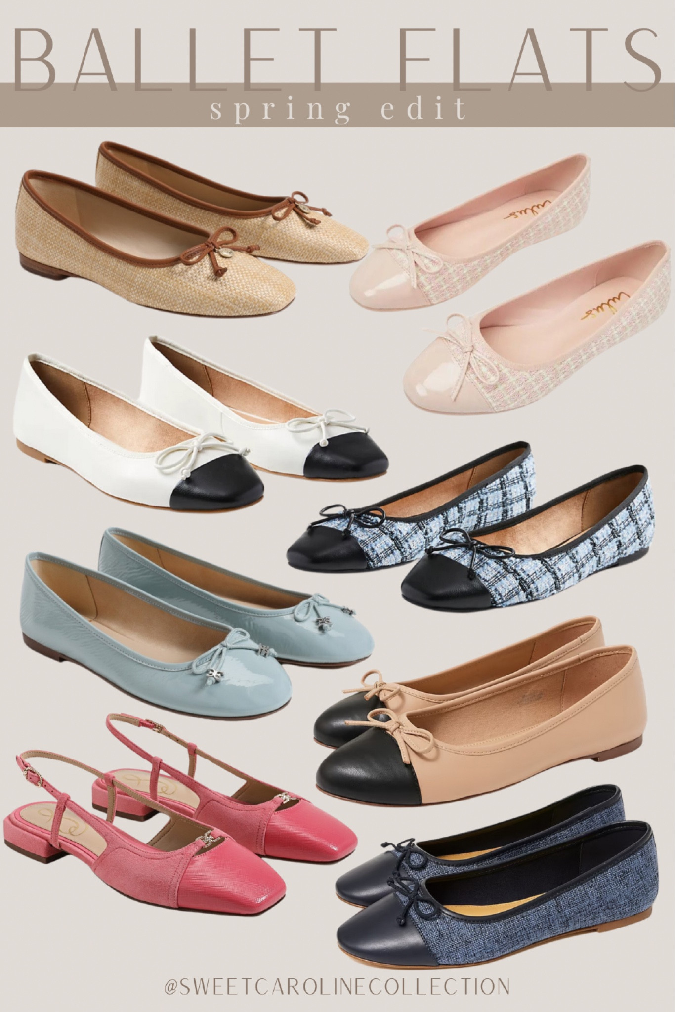 Ballet Flats - Spring edit 🌷🩰

Spring fashion, trends, shoes, loafers, mules, Nordstrom, dillards, Macys, summer style, workwear, j.crew, loft, lulus, tweed, target, Nordstrom, Sam Edelman, Steve Madden, Franco sarto, Madewell, BCBG, Alex Marie, naturalizer, dolce vita, fashion, style, inspo, teacher, trendy, must have, workwear, under 200, under 100, under 50, sweet Caroline collection

#LTKunder100 

#LTKSeasonal #LTKshoecrush #LTKworkwear