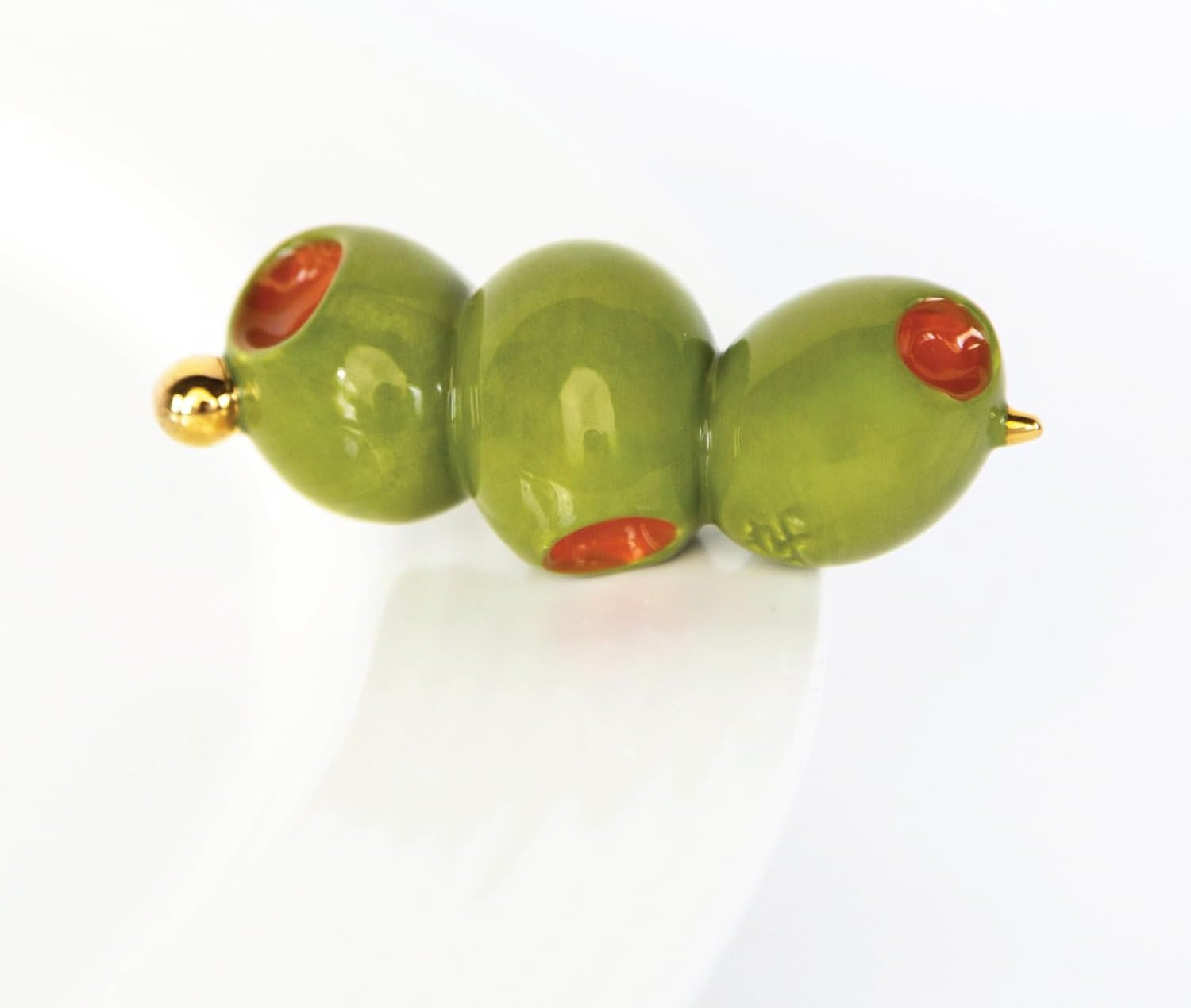 Nora Fleming Olive You so Much (Olive) - Hand-Painted Ceramic Decor - Minis for The Home and Offi... | Amazon (US)
