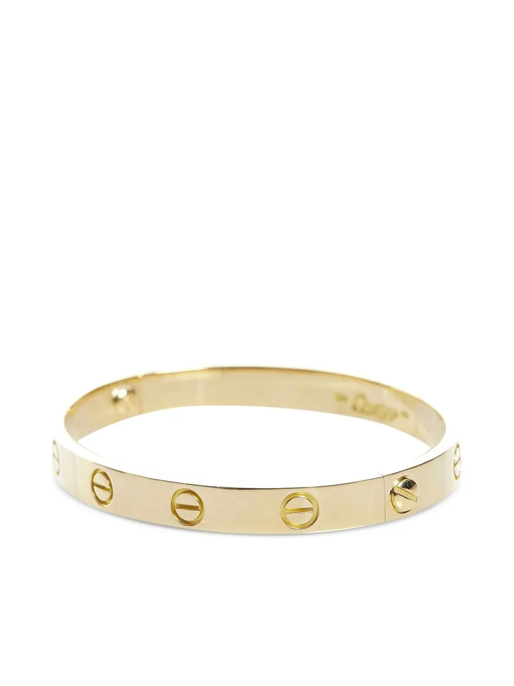 pre-owned 18kt yellow gold Love bracelet | Farfetch Global