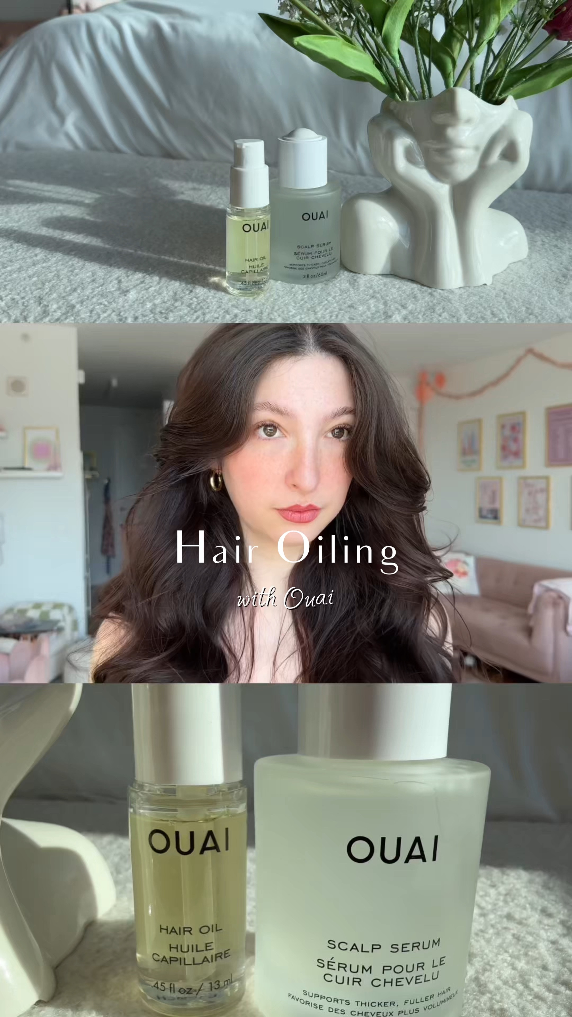 Hair oiling >>> everything 

Hair oiling, hair tok, hair care, hair growth, hair health, ouai 

#LTKU #LTKBeauty