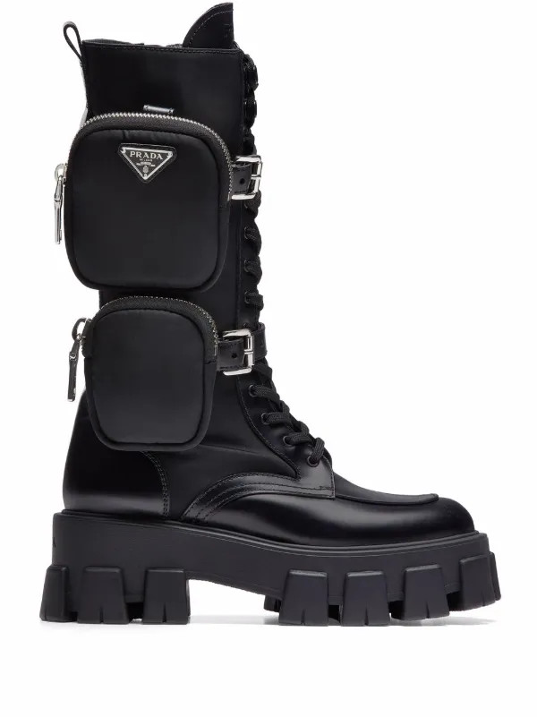 Monolith pouch detail boots | Farfetch Global