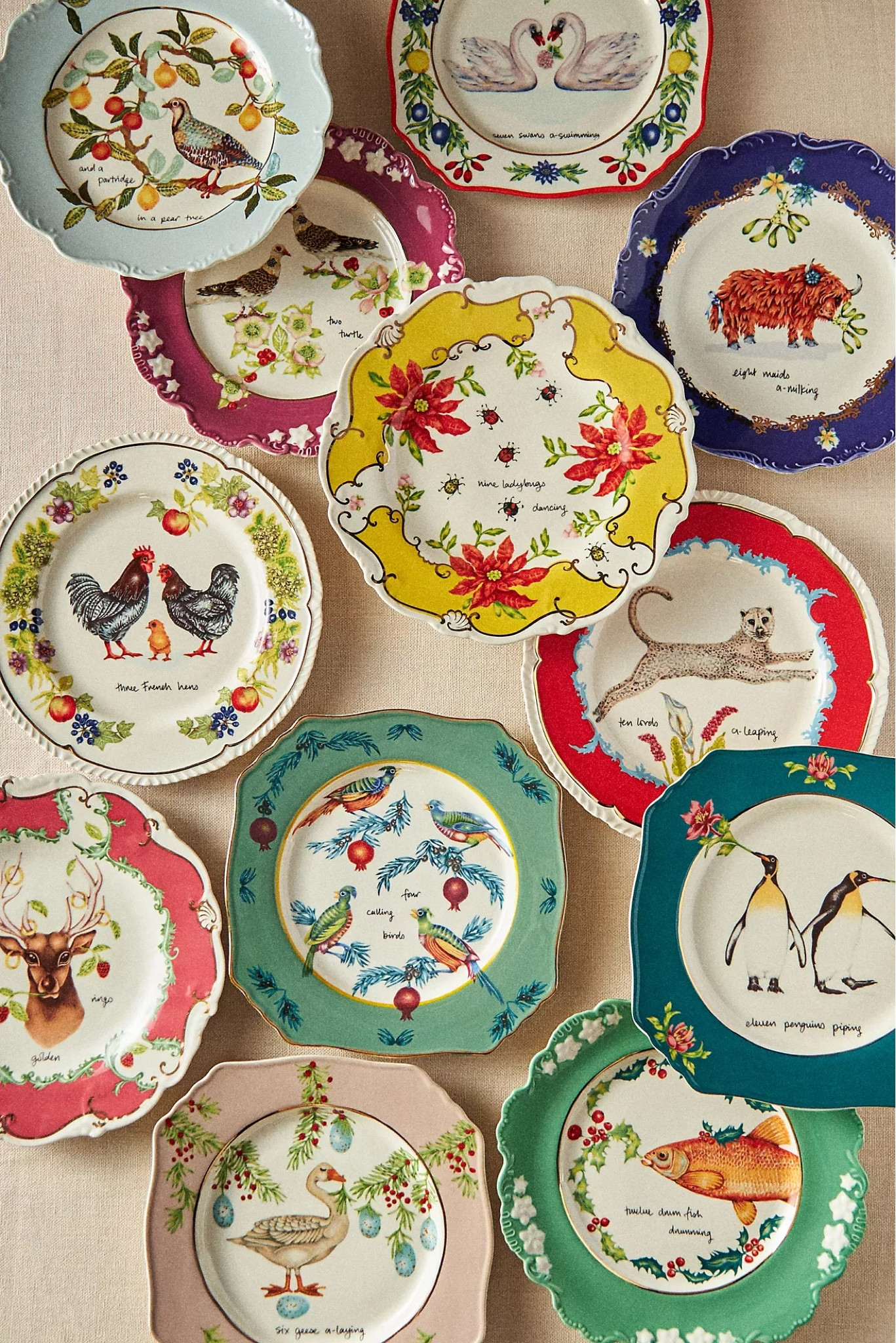 I’ve always wanted a 12 days of Christmas dessert plate set but never found a set that I loved until now! These are so fun, unique, whimsical and looks collected! I waited and waited to see if these would have a sale and for a short time they are! Eek! 

#LTKsalealert #LTKHoliday #LTKGiftGuide
