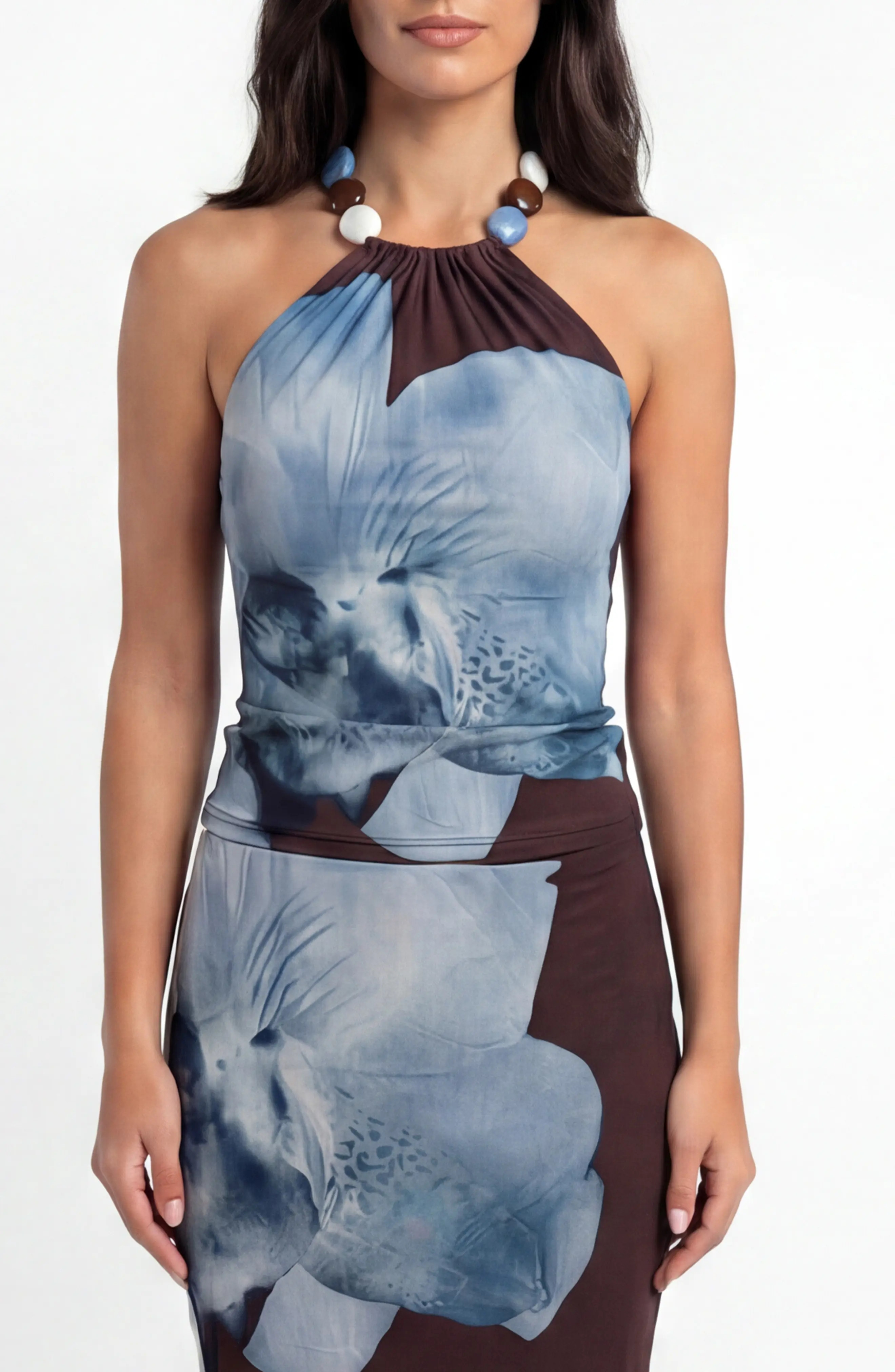 BY DESIGN Riviera Floral Halter Top (Women) | Nordstromrack | Nordstrom Rack