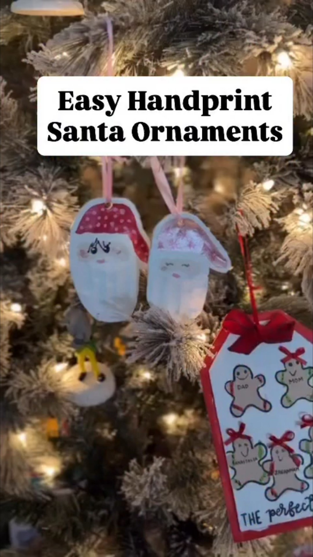 Easy air dry dough handprint ornaments! A perfect keepsake or gift for loved ones! Follow + comment “SHOP” if you want a link for the supplies I used! ✨MUST BE FOLLOWING FOR THE LINK TO COME THROUGH✨ #paidlink