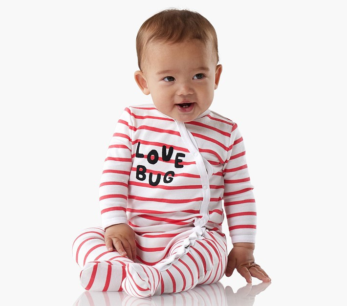 Love Bug Organic Cotton Nursery Pajama | Pottery Barn Kids
