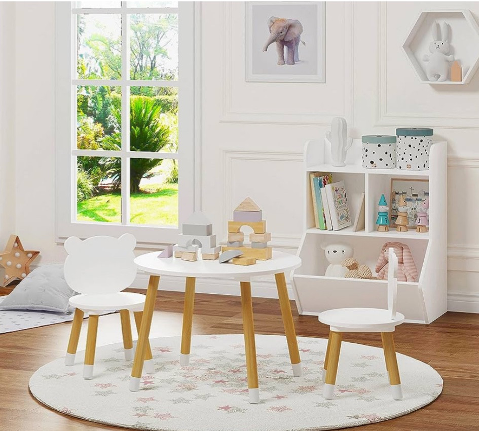 The cutest little set up for your kiddos! Great for art and crafts! And just looks good in the home overall! Especially when you wanna keep it aesthetically pleasing! 

#LTKhome #LTKkids