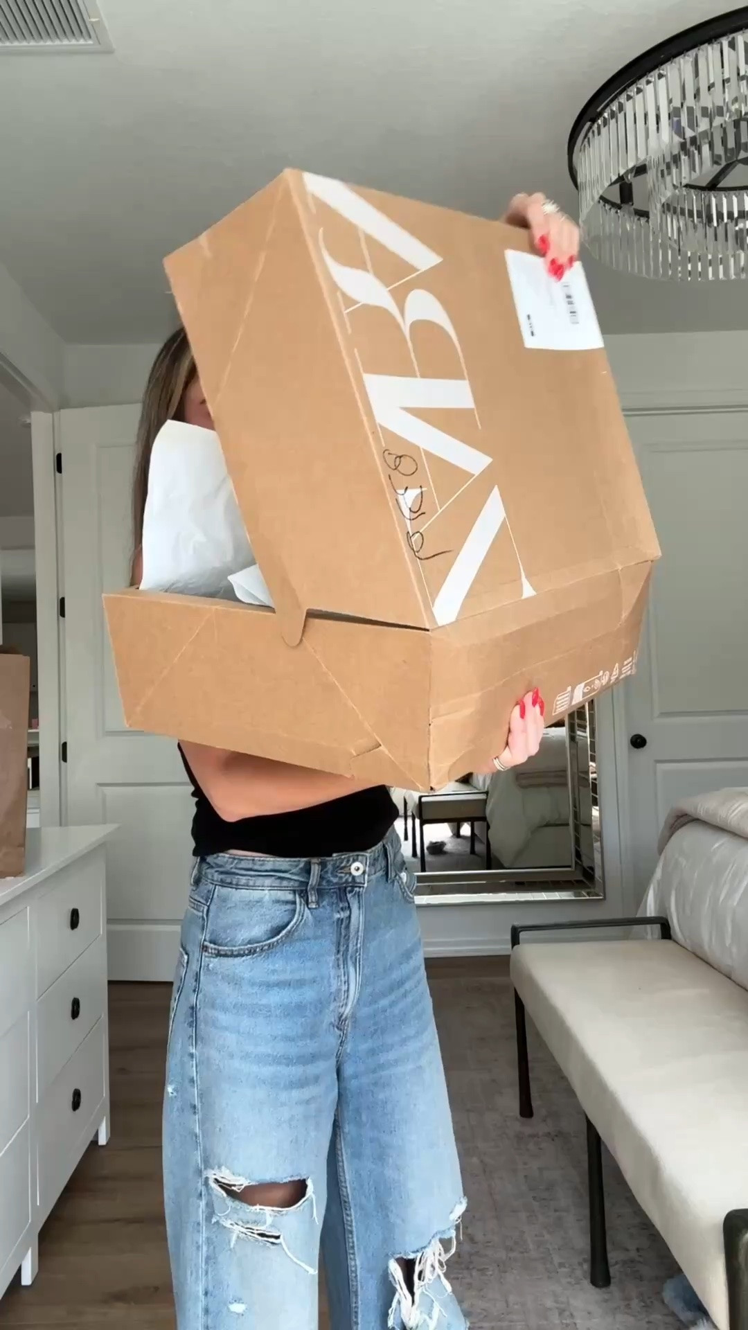 Zara sale haul… ish I dunno about these but trust I have 4 more boxes on the way and will probably keep one shirt cc @cpresso