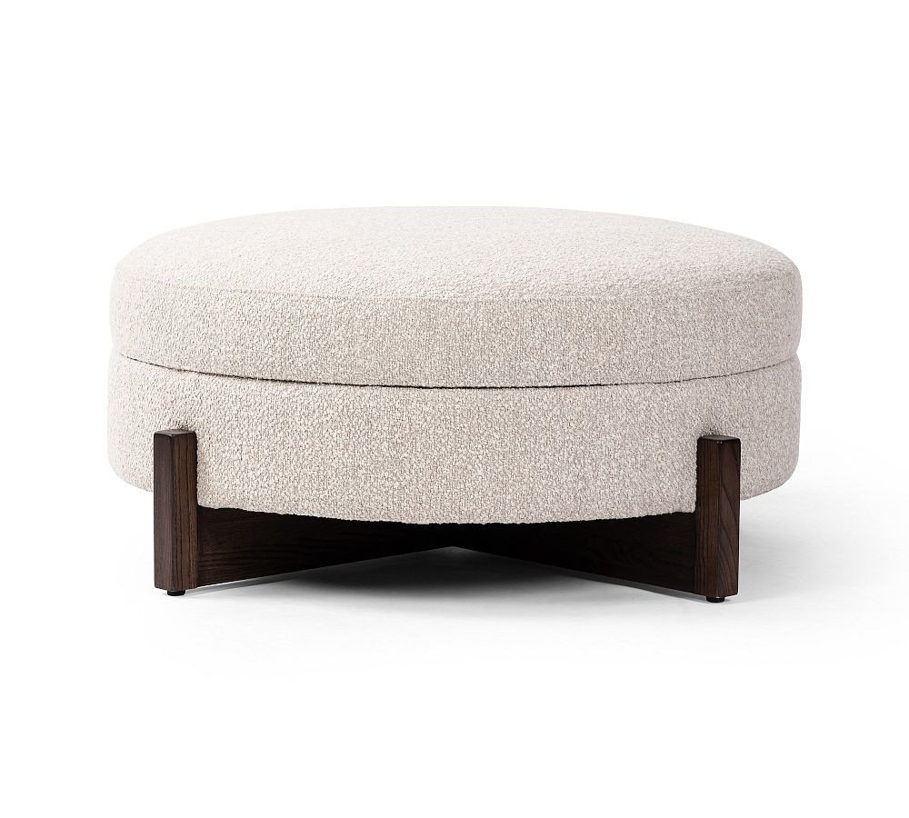 Ames Storage Ottoman | Pottery Barn (US)
