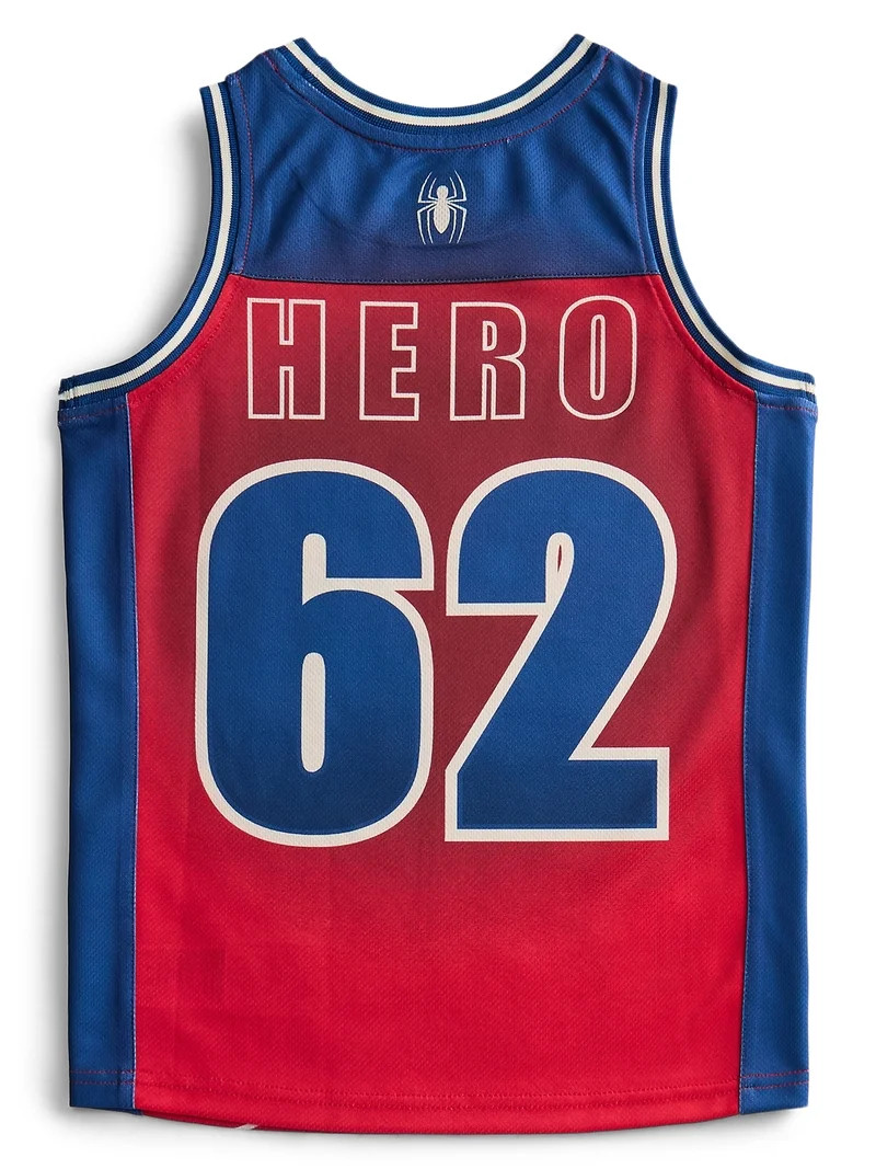 Spider Man Boys Basketball Jersey and Shorts Set, 2-Piece, Sizes 4-12 | Walmart (US)