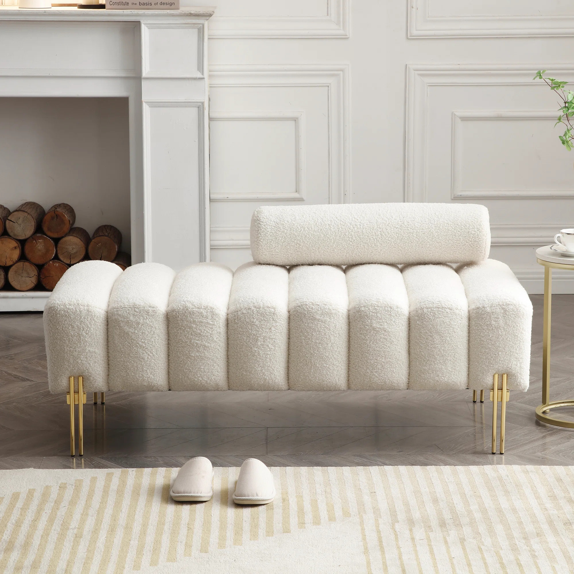 Everly Quinn 53.2" Wide Upholstered Bench & Reviews | Wayfair | Wayfair North America