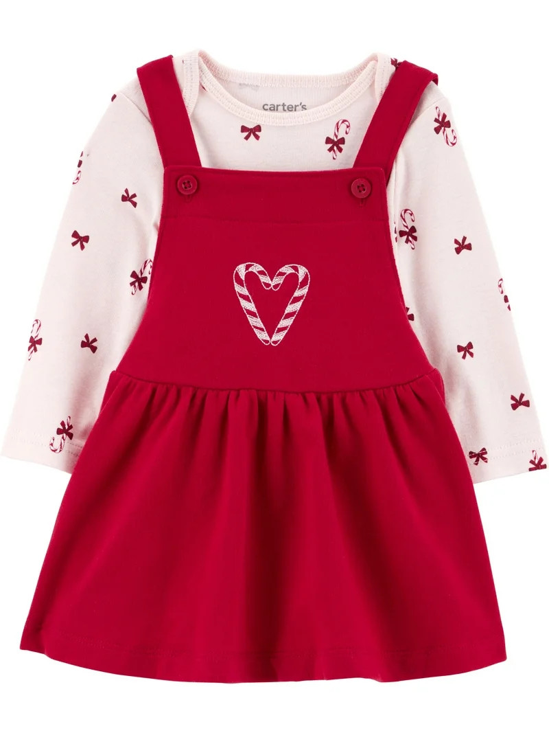 Carters Child of Mine Baby Dress, 2-Piece, Sizes Newborn-12 Months | Walmart (US)