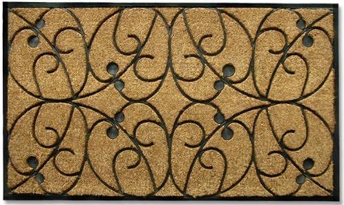 Calloway Mills 100183048 Apples Doormat, 2'6" x 4', Natural/Black | Amazon (US)