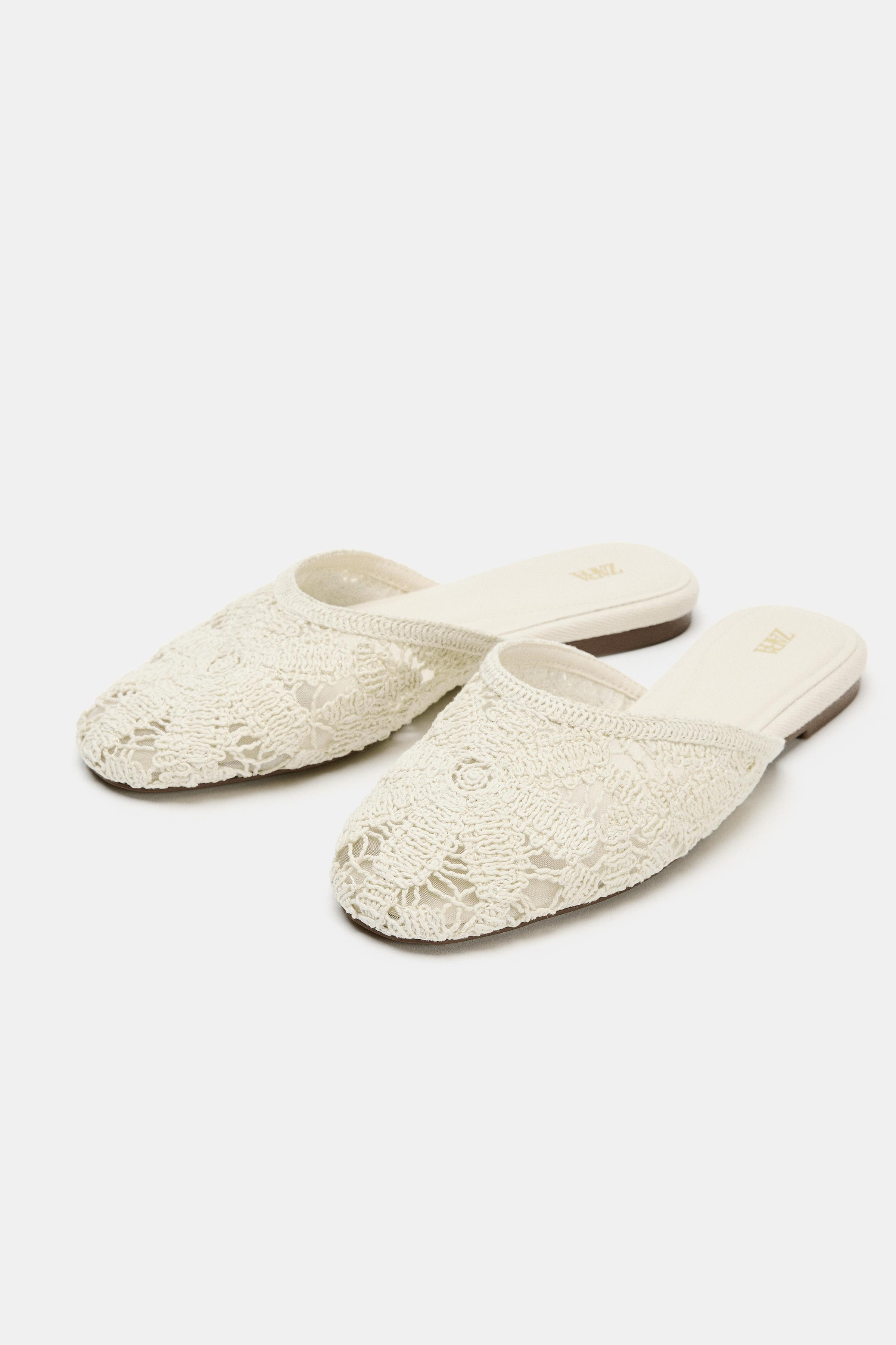 EMBROIDERED BACKLESS MULES | Zara US
