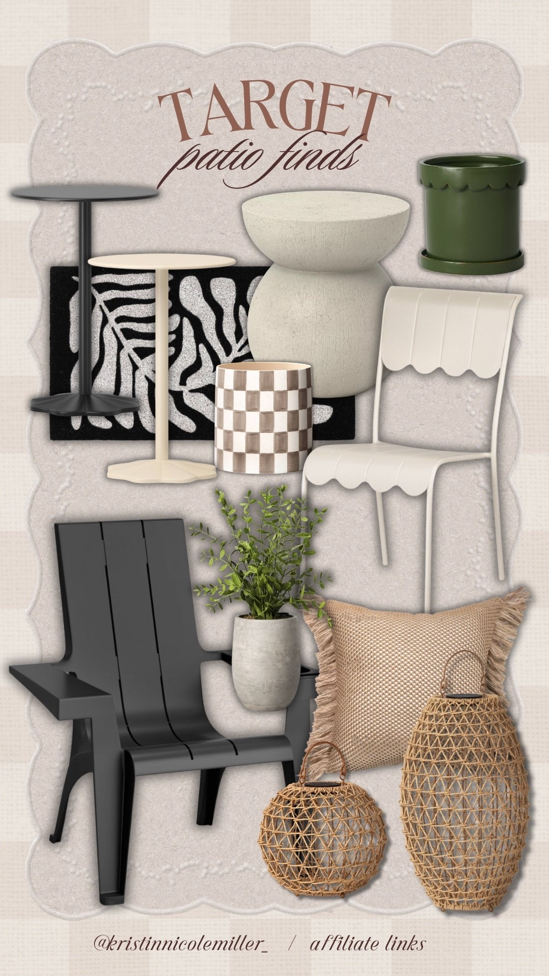 Patio finds at Target! 

Seasonal home decor outdoor outside porch patio new modern chairs planters decorations 

#LTKSwim #LTKHome #LTKSeasonal