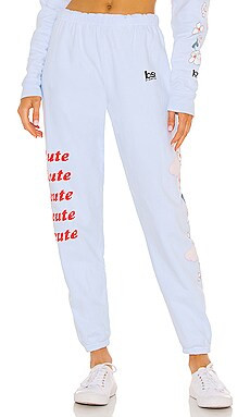 By Samii Ryan Felt Cute Sweatpants in Blue from Revolve.com | Revolve Clothing (Global)