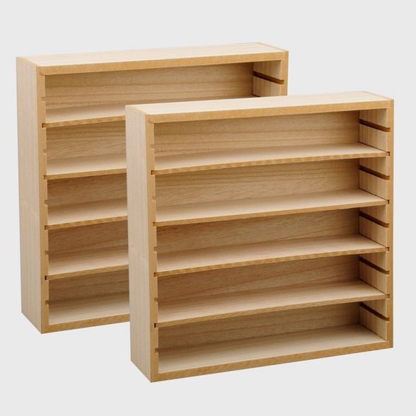 2ct Adjustable Shelves Wood - Bullseye's Playground™ | Target