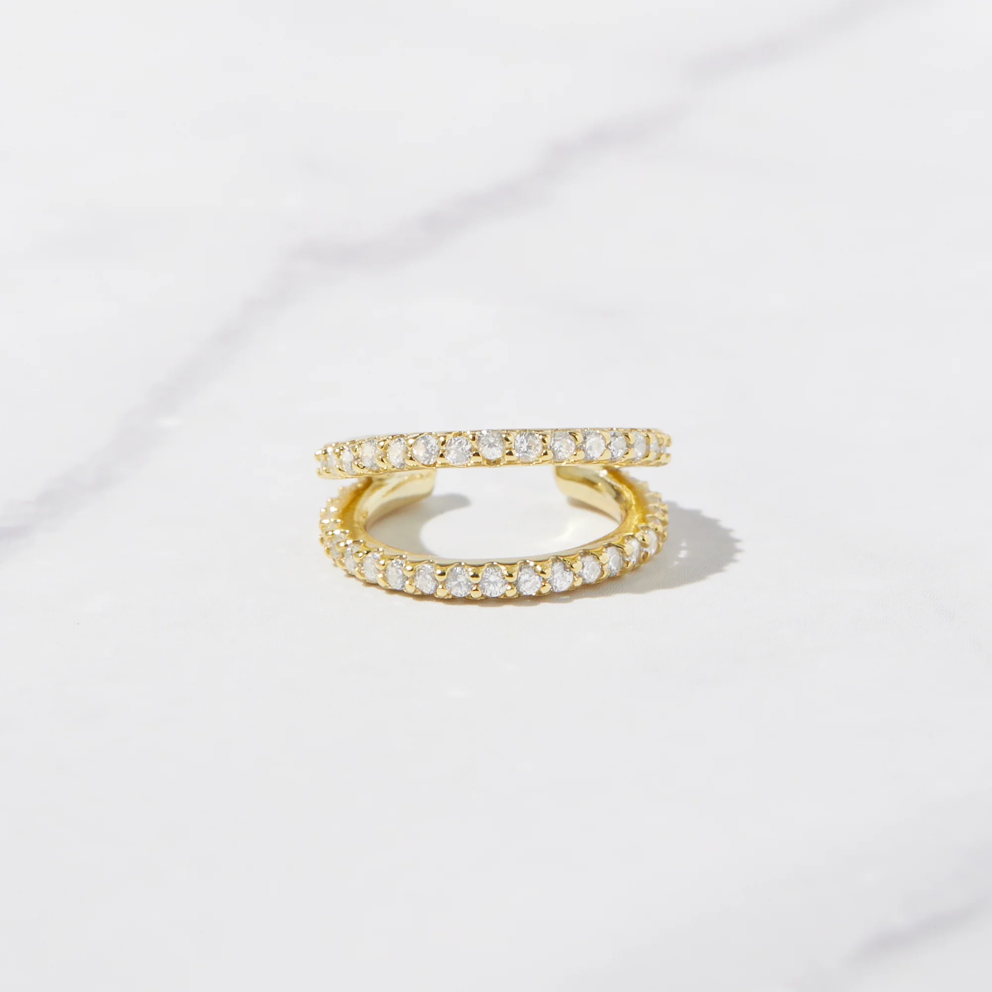 Marcella Double Row Ear Cuff | Sami Jewels