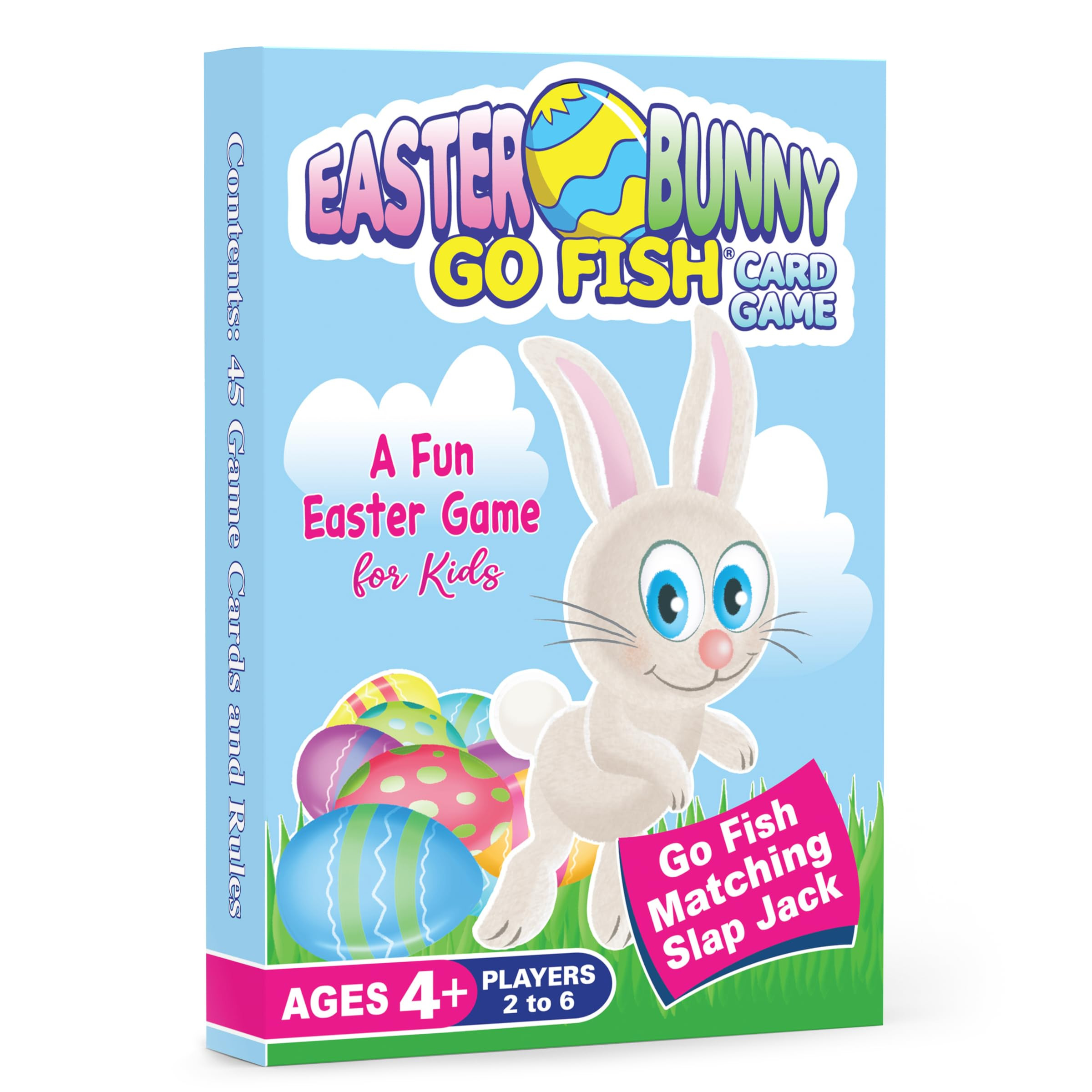 Arizona GameCo Easter Bunny Go Fish Game for Kids - Ages 4 & Up - Play Go Fish, Old Maid & Slap J... | Amazon (US)