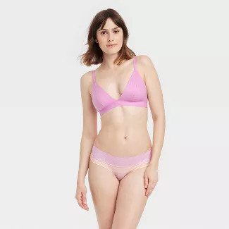 Women's Cotton Cheeky Underwear with Lace Waistband - Auden™ | Target